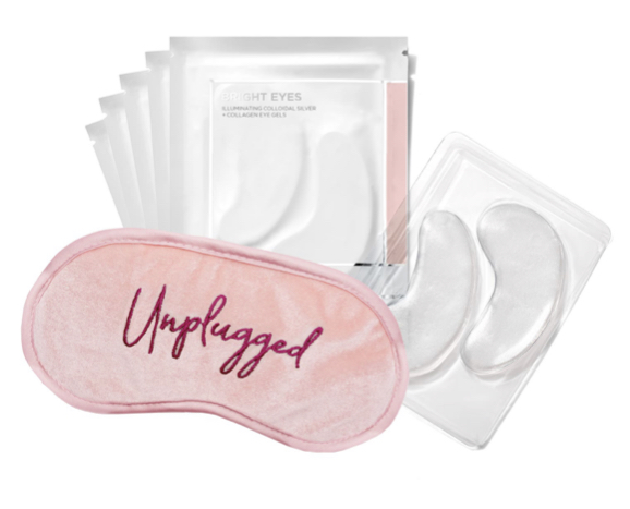 Beauty Bio Bright Eyes collagen infused eye mask and sleep mask. 