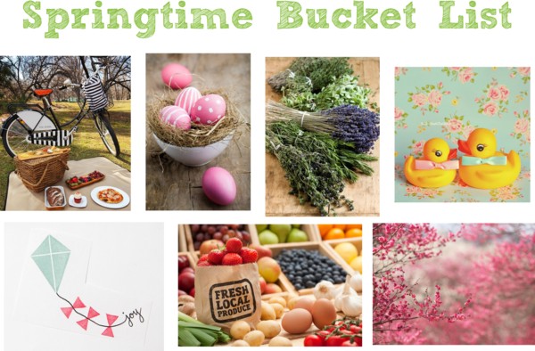 spring bucket list
