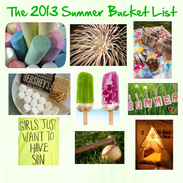 summer bucket list