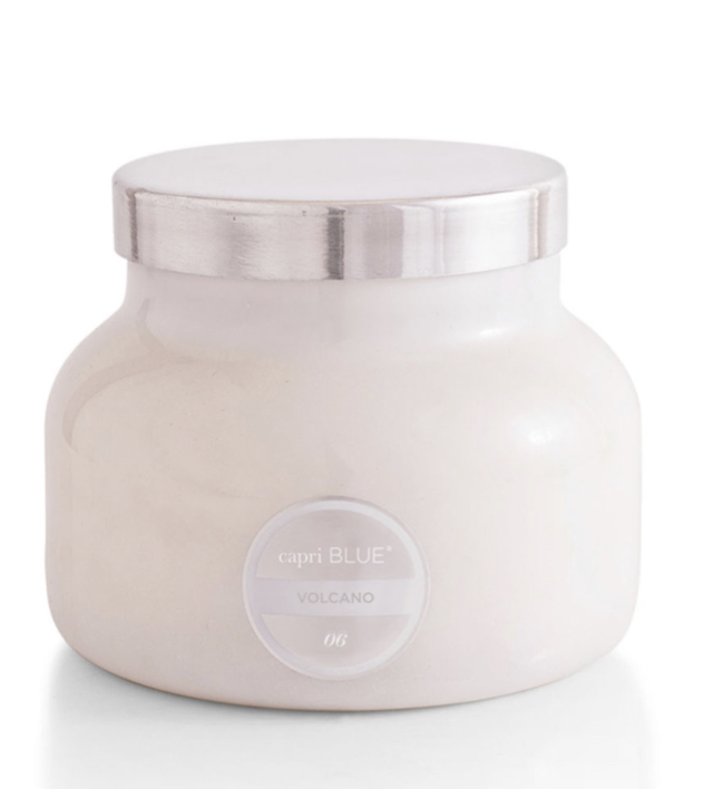 Dirty Santa Party by popular Nashville lifestyle blog, Hello Happiness: image of a Capri Blue Volcano candle. 