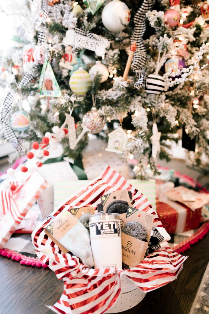 Everything Holiday with Academy Sports + Outdoors Gifts by popular life and style blog, Hello Happiness: image of Academy Sports + Outdoors Yeti tumbler and Magellan socks.