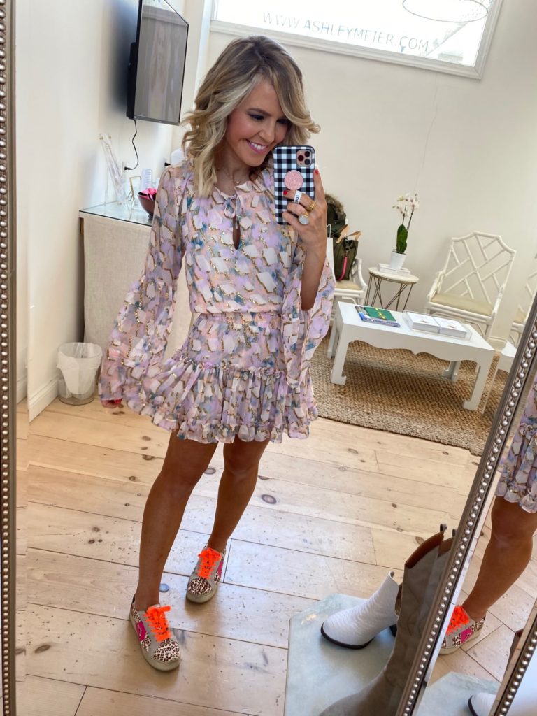 Winter to Spring Essentials by popular Nashville fashion blog, Hello Happiness: image of a woman wearing a The Mill BL ZoZo Magical.