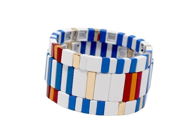 How to Support Small Business: image of a Cayden and Charlie stack bracelets. 