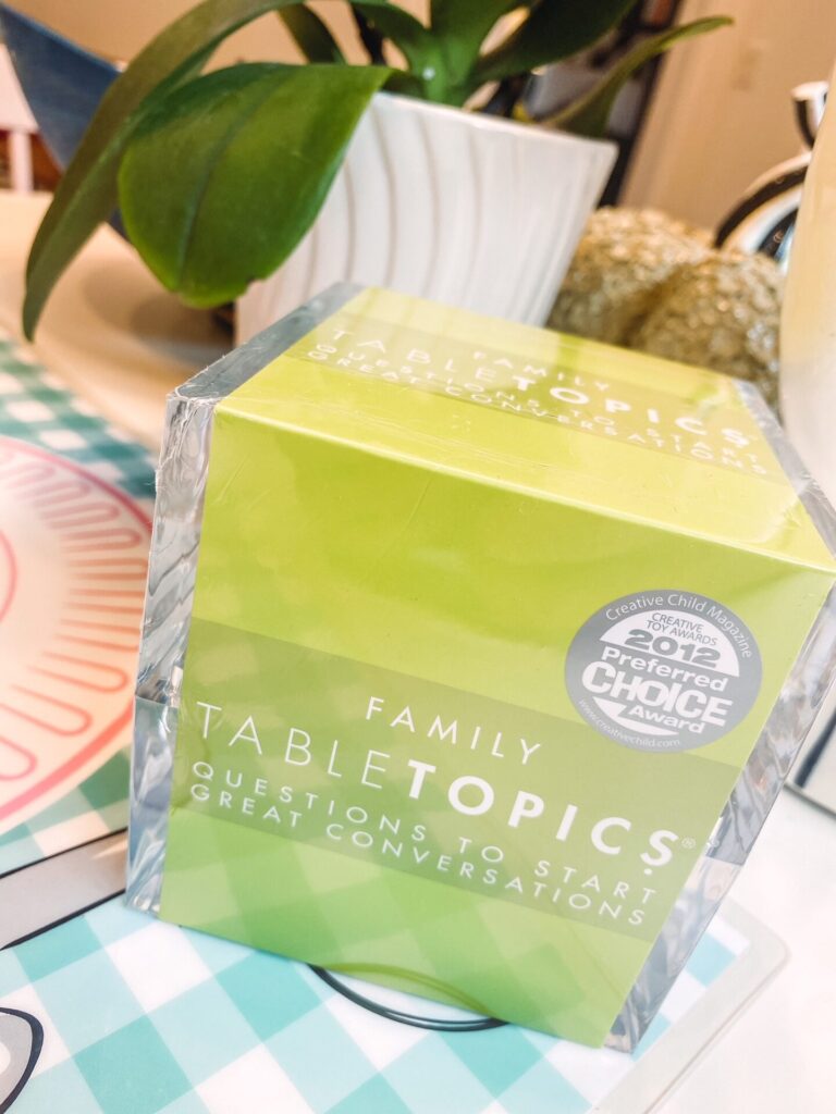 Amazon Favorites by popular Nashville life and style blog, Hello Happiness: image of the Family Table Topics Game. 