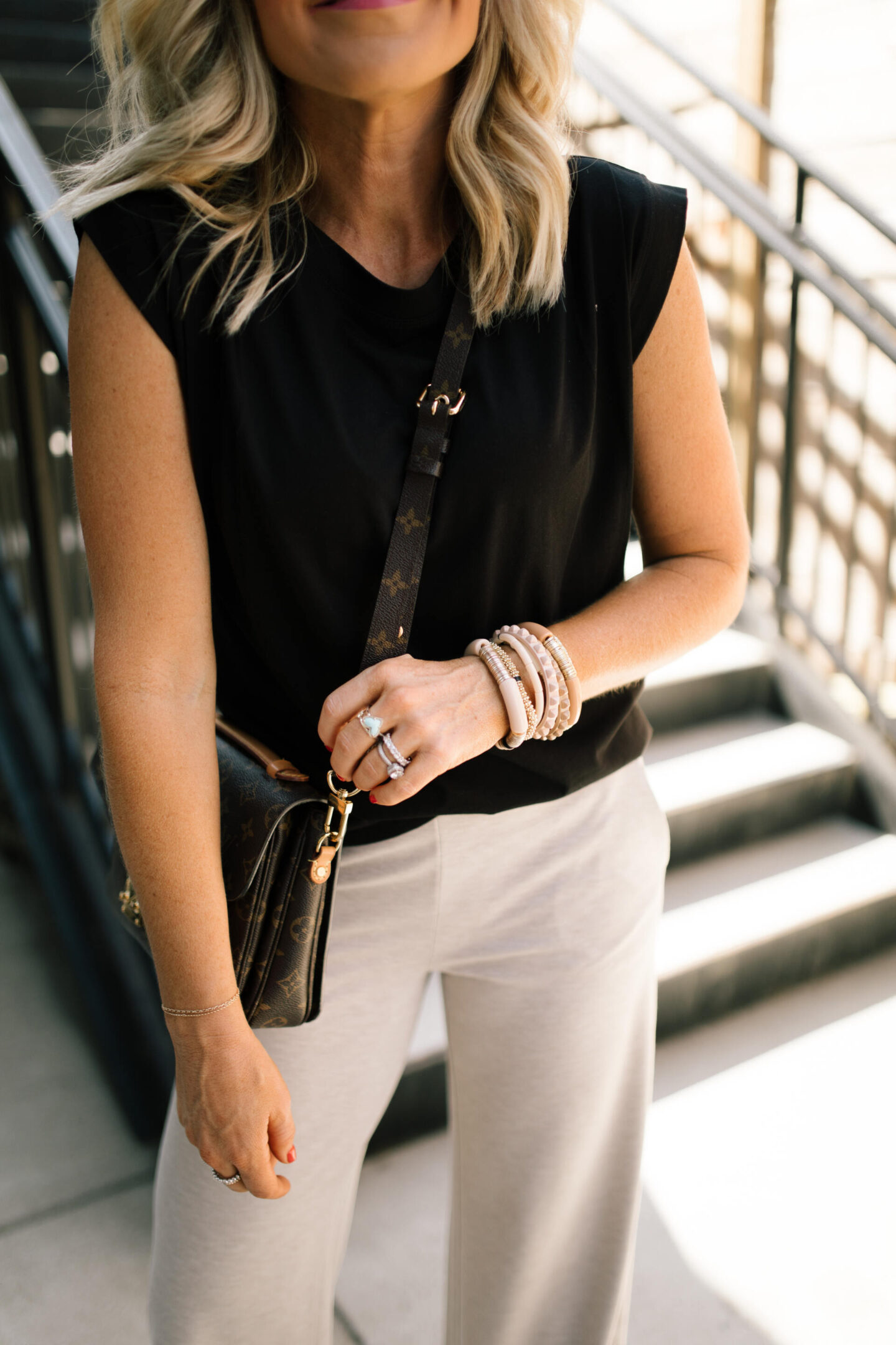 New Loft Neutrals for Fall featured by top Nashville mom fashion blogger, Hello Happiness.