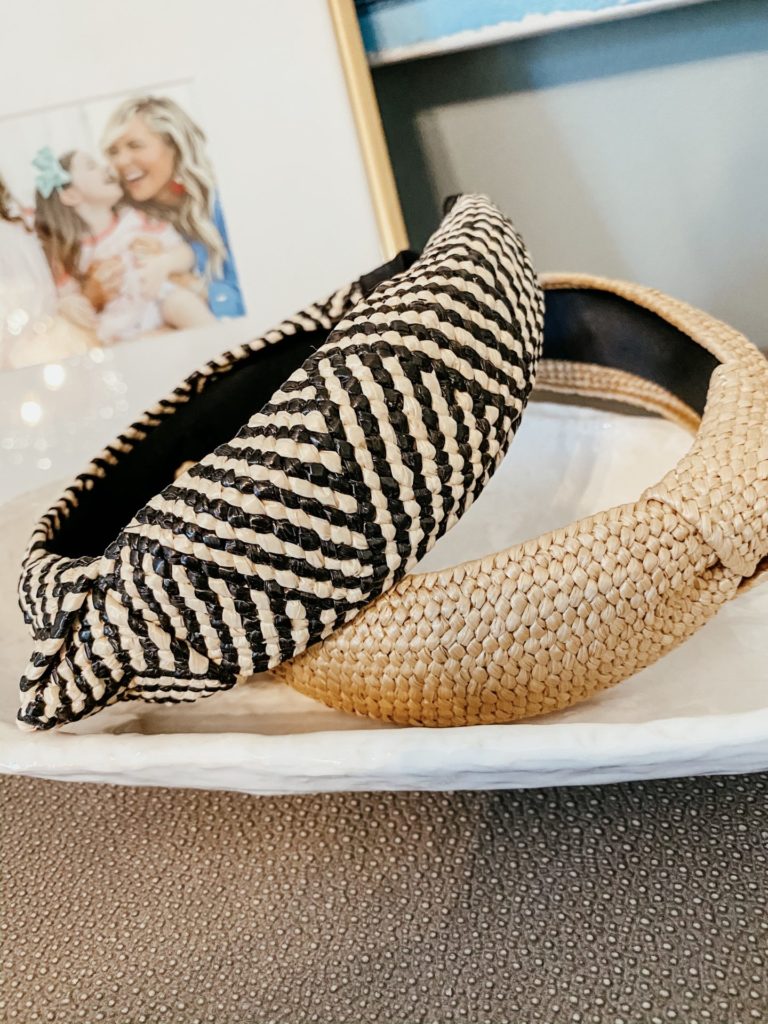 Top Amazon Products by popular Nashville life and style blog, Hello Happiness: image of a Amazon KISSFRIDAY Bohemian Vintage Straw Weaving Headband.