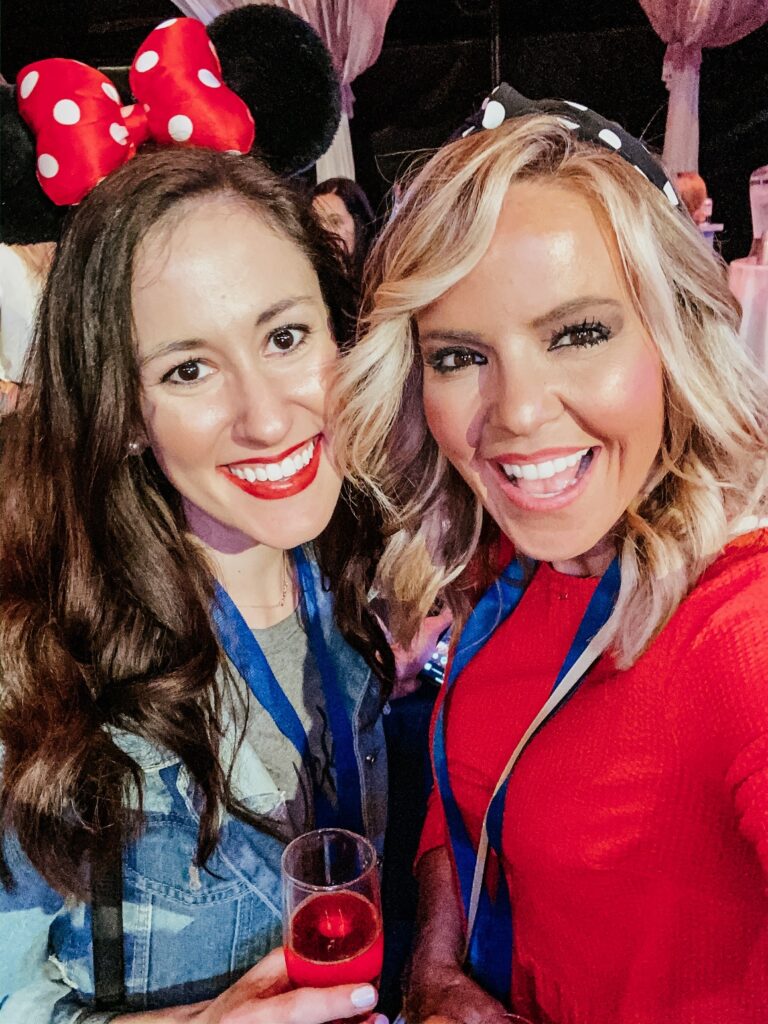 Disney Creators Celebration by popular Nashville lifestyle blog, Hello Happiness: image of a woman with Erica from Coming Up Roses. 