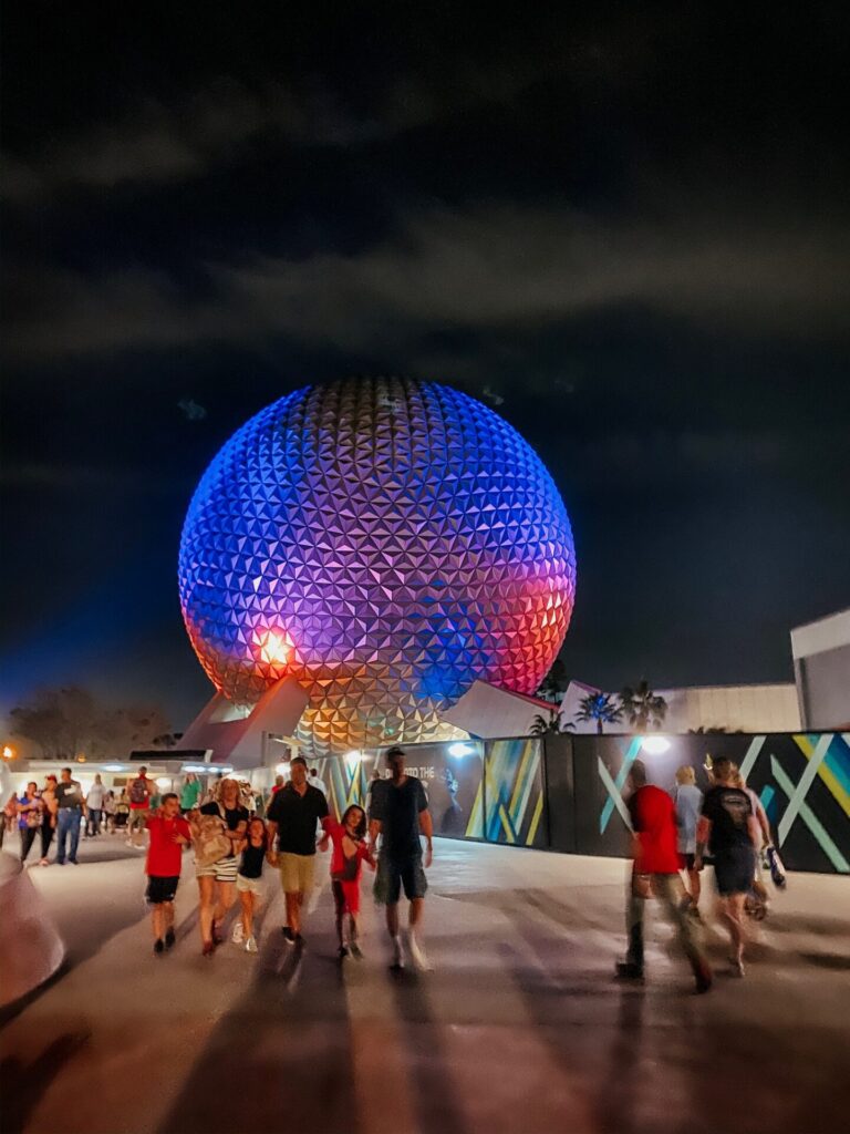 Disney Creators Celebration by popular Nashville lifestyle blog, Hello Happiness: image of the Epcot center. 