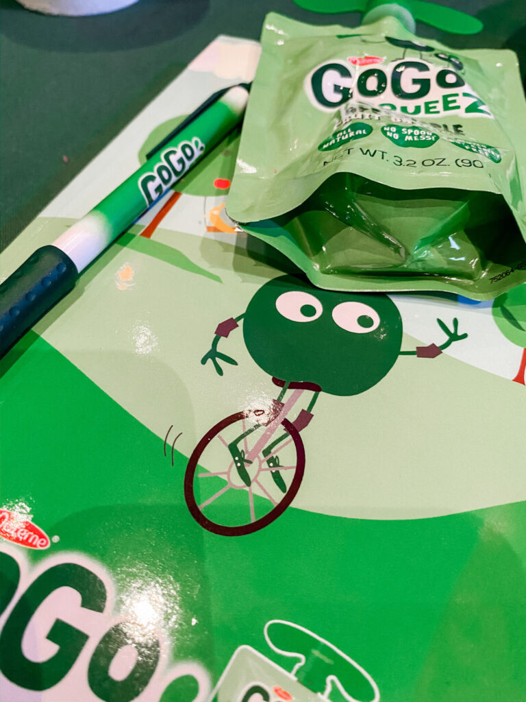 Disney Creators Celebration by popular Nashville lifestyle blog, Hello Happiness: image of Go Go Squeeze applesauce pouch. 