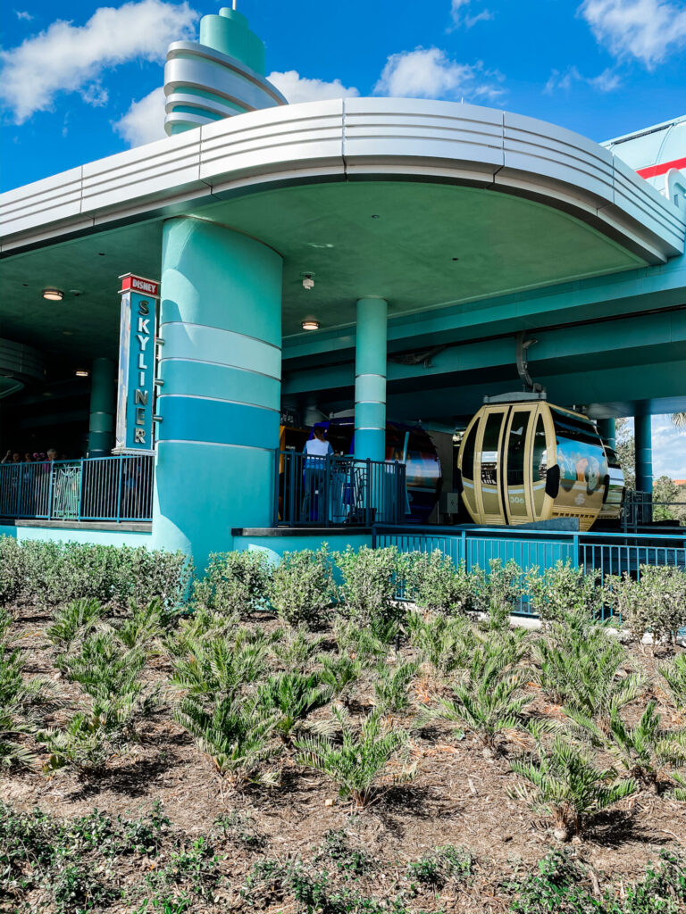 Disney Creators Celebration by poplar Nashville travel blog, Hello Happiness: image of the Disney Skyliner. 