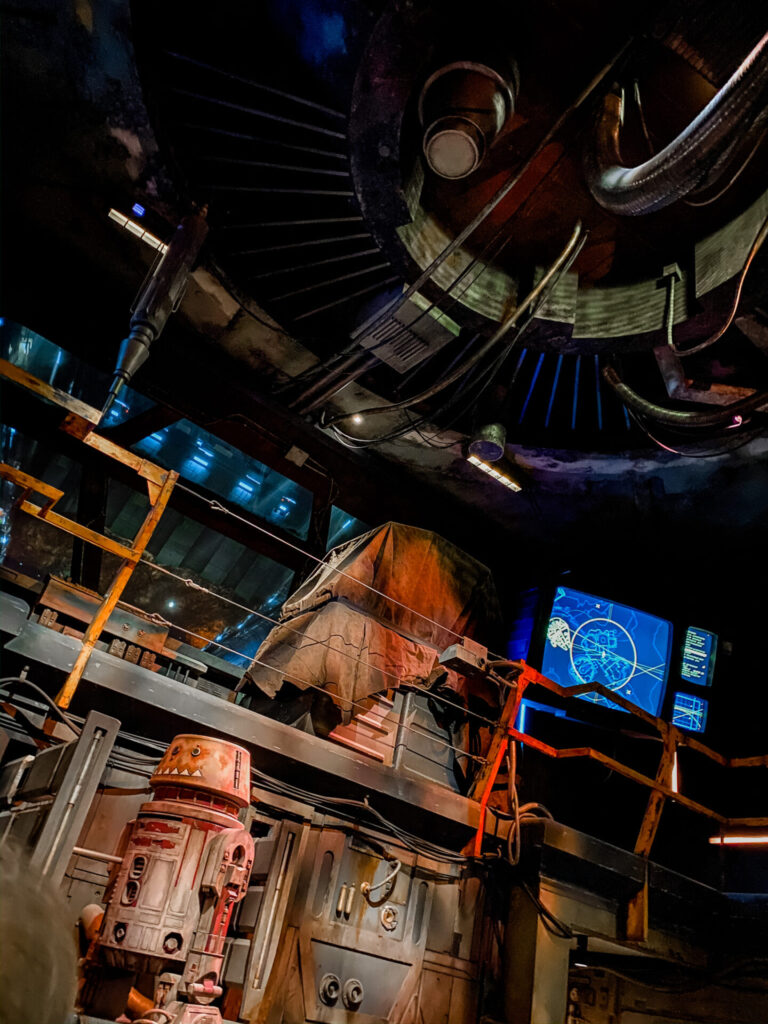 Disney Creators Celebration by poplar Nashville travel blog, Hello Happiness: image of Millennium Falcon Sumggler's Run ride. 