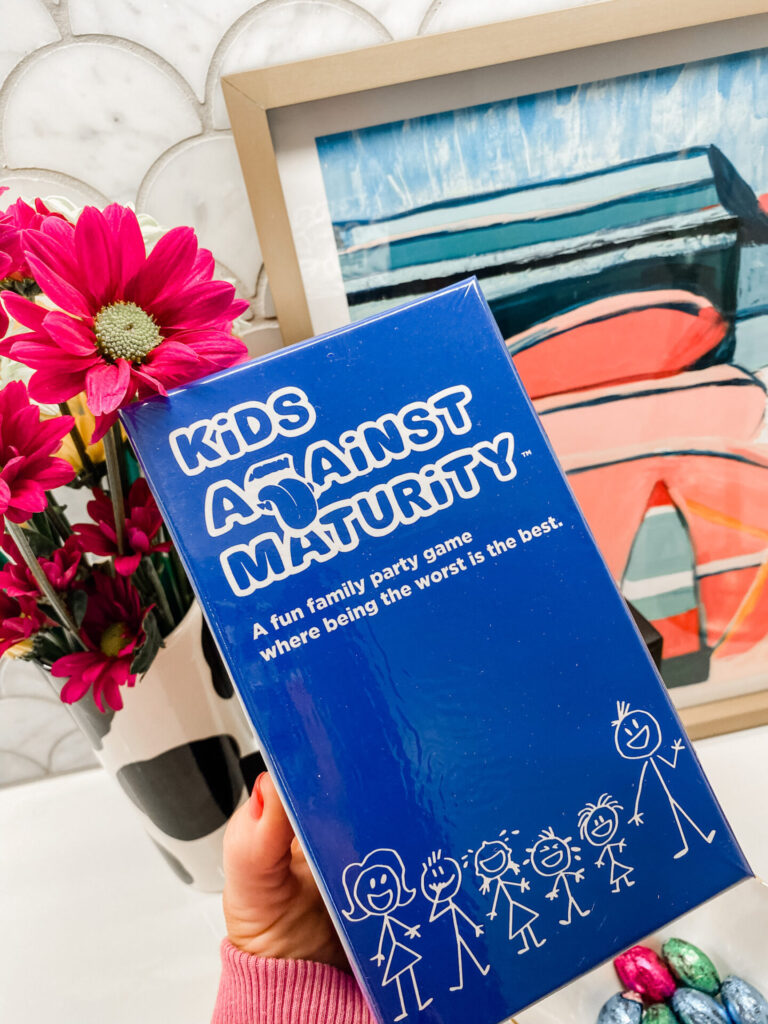 Amazon Favorites by popular Nashville fashion blog, Hello Happiness: image of a Amazon Kids Against Maturity Game. 