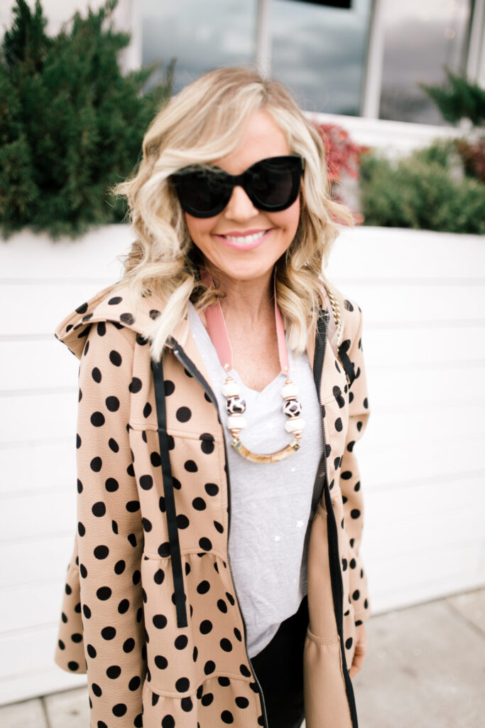 How to Support Small Business: image of a woman wearing a Kristin Fast Limited necklace. 