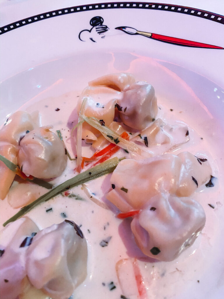 Disney Creators Celebration by popular Nashville lifestyle blog, Hello Happiness: image of a plate of food at the Animator's Palate on the Disney Cruise Ship. 