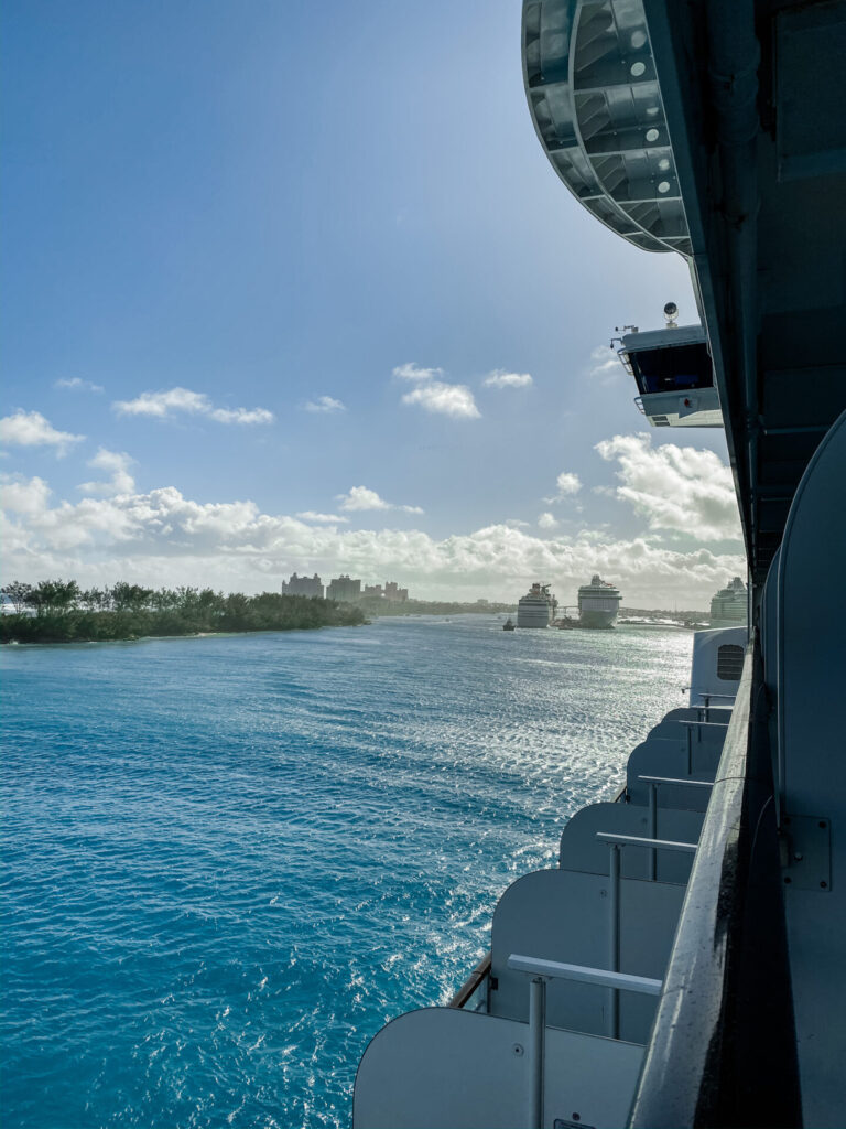 Disney Creators Celebration by popular Nashville lifestyle blog, Hello Happiness: image of cruise ships in a port. 