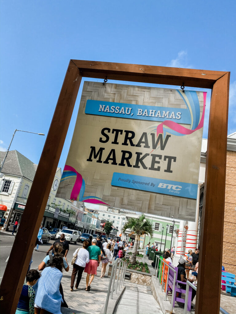Disney Creators Celebration by popular Nashville lifestyle blog, Hello Happiness: image of the Straw Market in Nassau, Bahamas. 