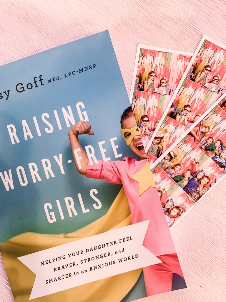 Raising Worry Free Girls by Sissy Goff by popular Nashville life and style blog, Hello Happiness: image of the Raising Worry Free Girls book by Sissy Goff.