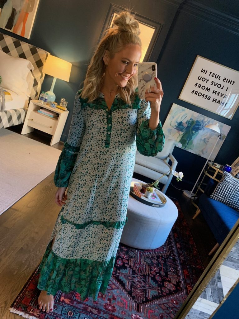 Amazon Favorites featured by top US life and style blog, Hello! Happiness: maxi floral dress