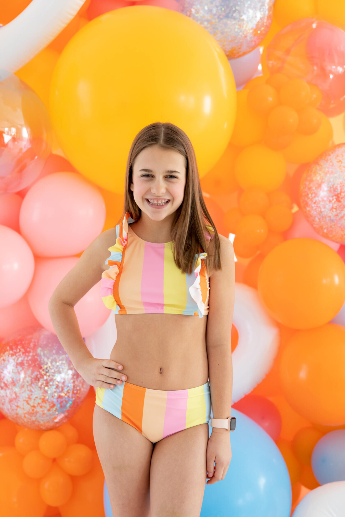 The Oaks Apparel x Hello Happiness  swimsuits collection