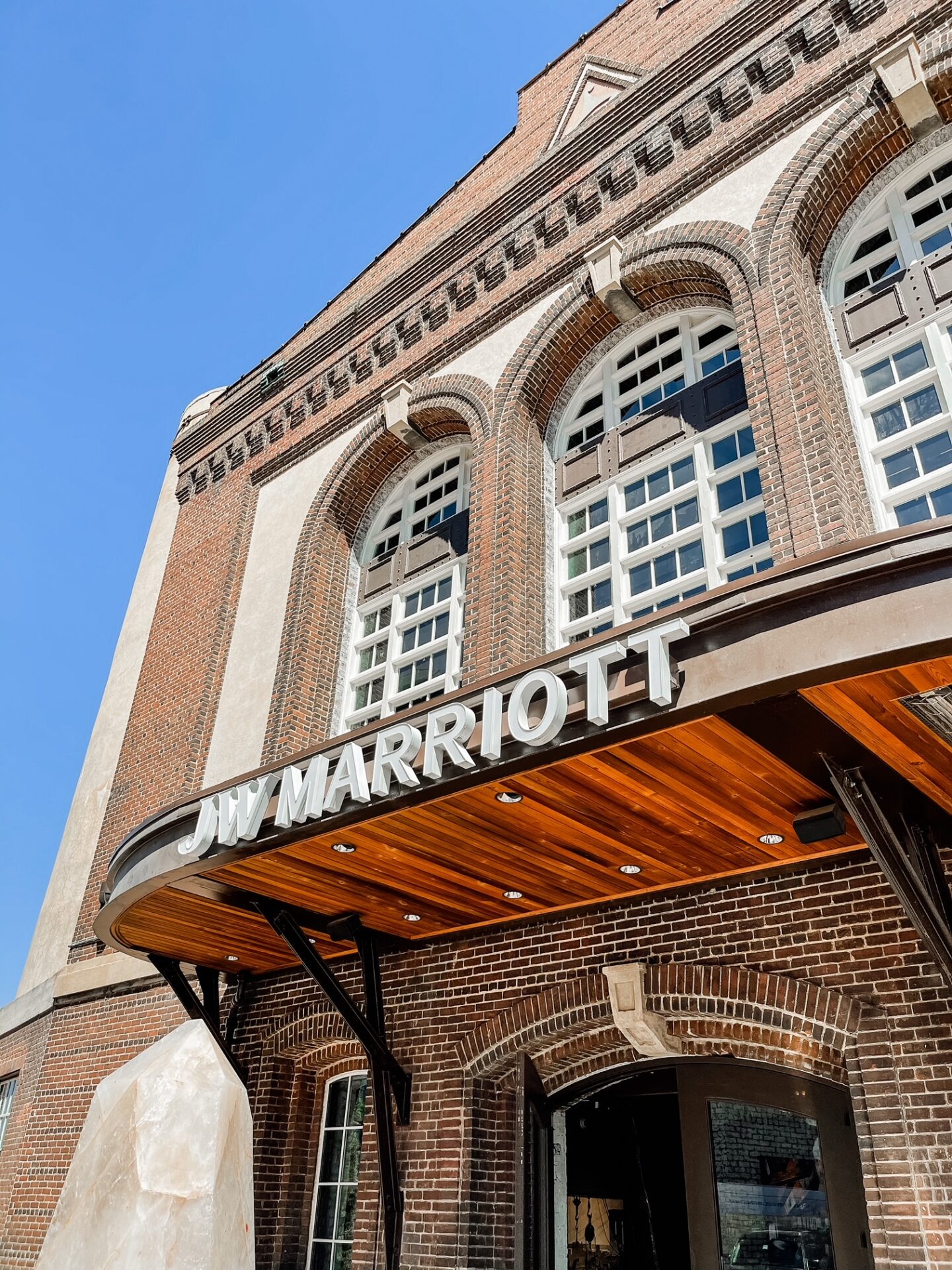 Girls Getaway by popular Nashville travel blog, Hello Happiness: image of a JW Marriott hotel. 