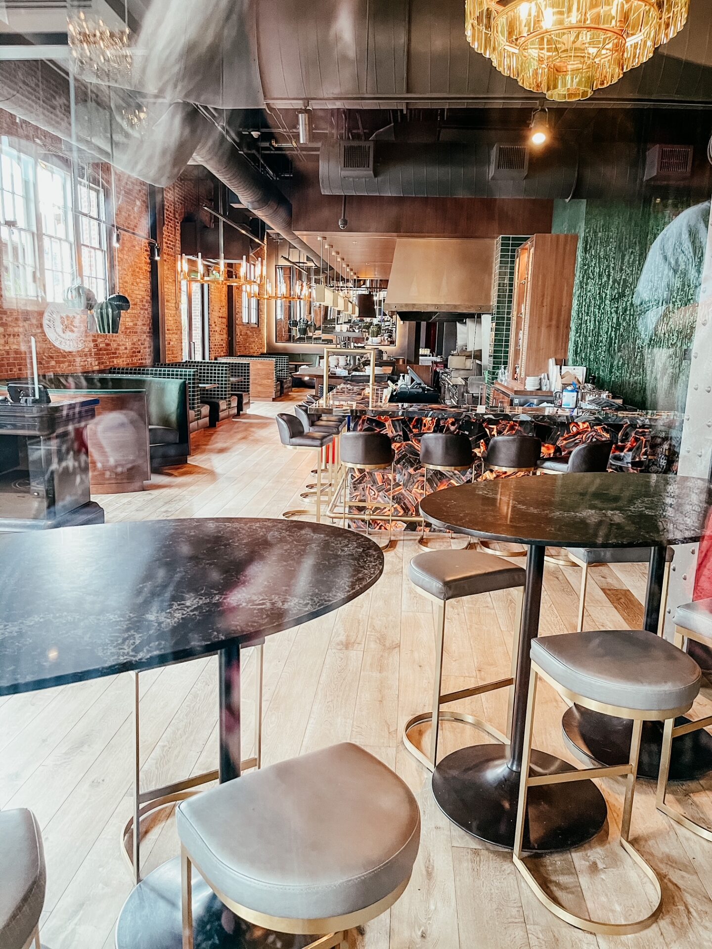 Girls Getaway by popular Nashville travel blog, Hello Happiness: image of a lounge at the JW Marriott. 