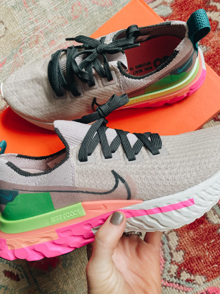 2020 Favorites by popular Nashville life and style blog, Hello Happiness: image of Nike Flyknit sneakers. 