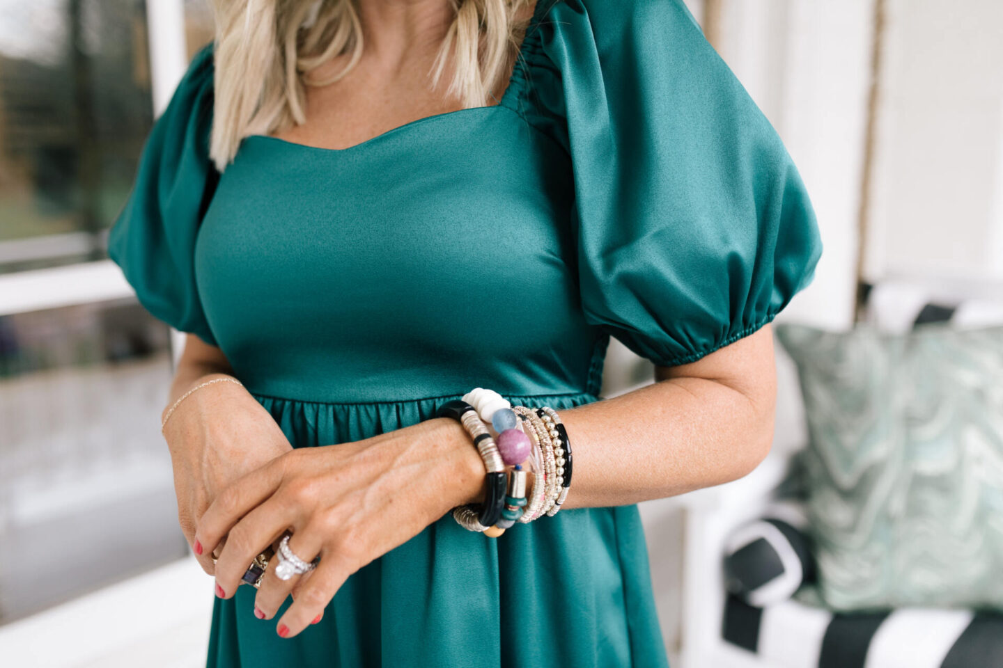 Gibson Look Glam Collection for the Holidays featured by top Nashville mom fashion blogger, Hello Happiness.