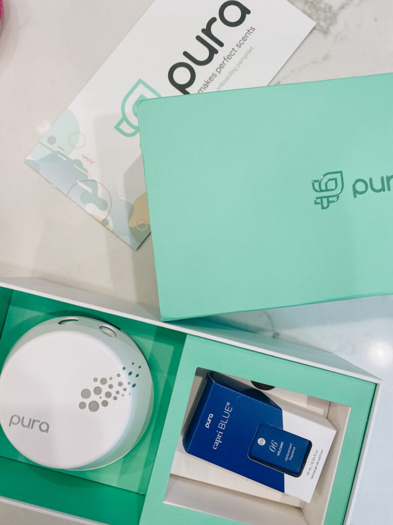 2020 Favorites by popular Nashville life and style blog, Hello Happiness: image of a Pura Bluetooth oil diffuser. 