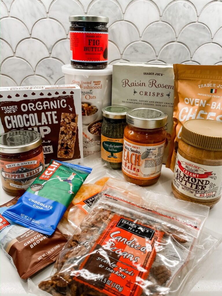 Faster Way to Fat Loss by popular Nashville lifestyle blog, Hello Happiness: image of Trader Joe's food products. 
