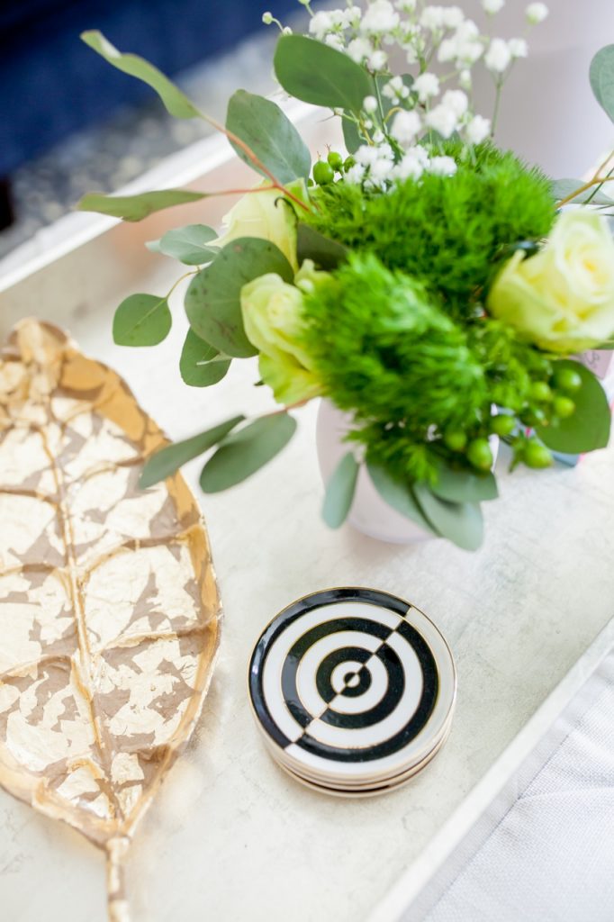 Contemporary living room designed by Kendall Simmons, featured by top US lifestyle blog, Hello! Happiness