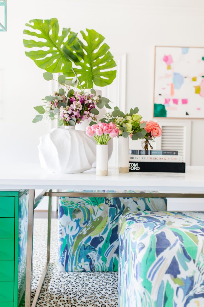 Colorful Home Office featured by top US lifestyle blog Hello! Happiness