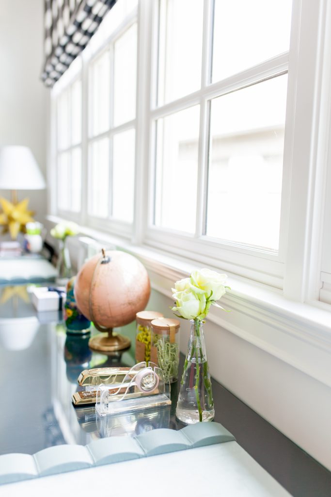 Colorful Home Office featured by top US lifestyle blog Hello! Happiness