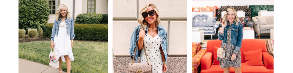 Able Clothing by popular Nashville fashion blog, Hello Happiness: collage image of Natasha Stoneking wearing Able clothing items. 