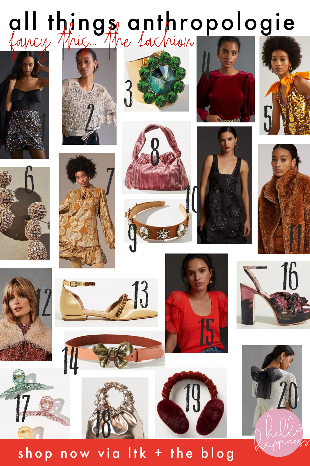 Best Anthropologie Sale Deals featured by top Nashville mom fashion blogger, Hello Happiness.