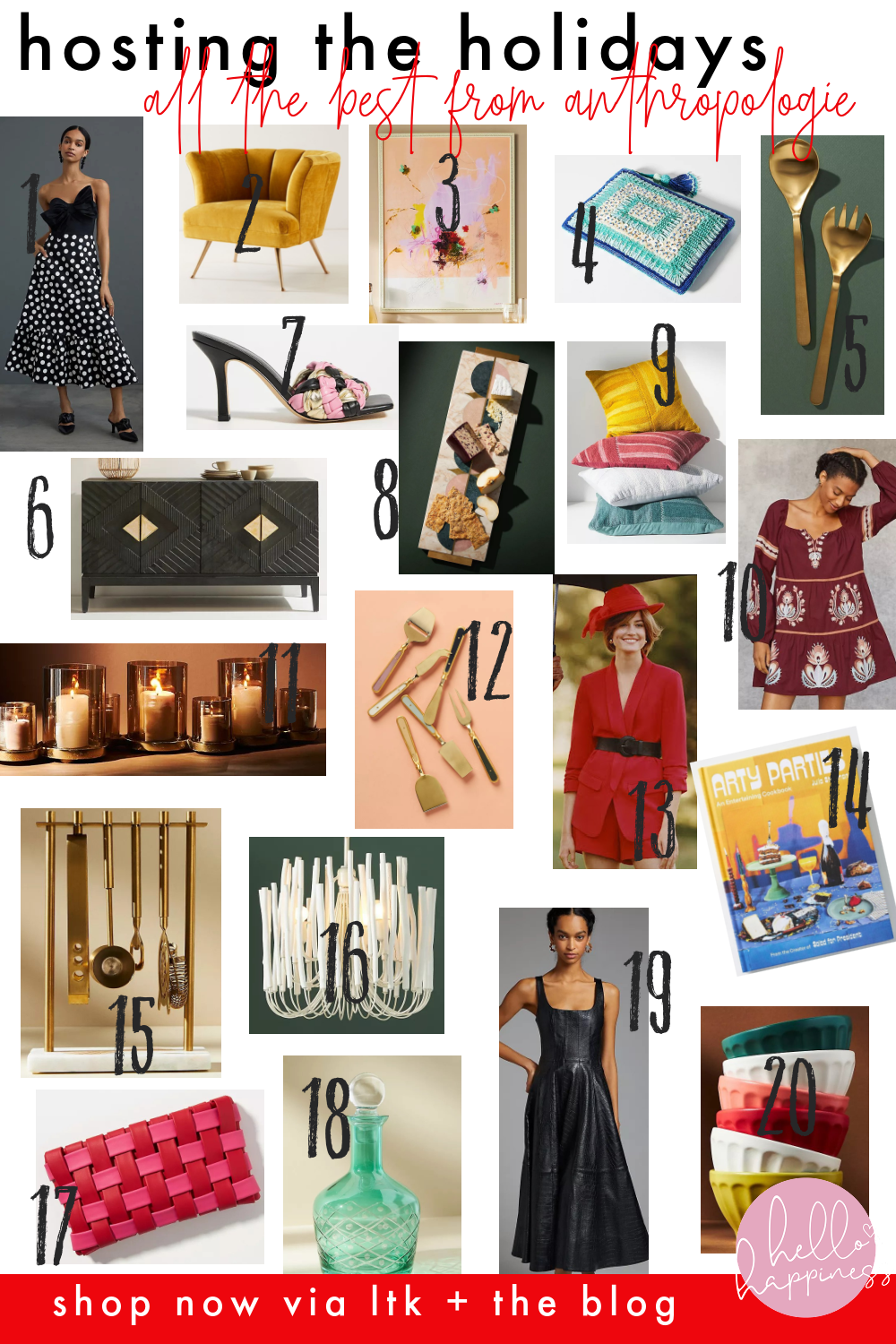 Holiday Hosting Tips featured by top Nashville lifestyle blogger, Hello Happiness.