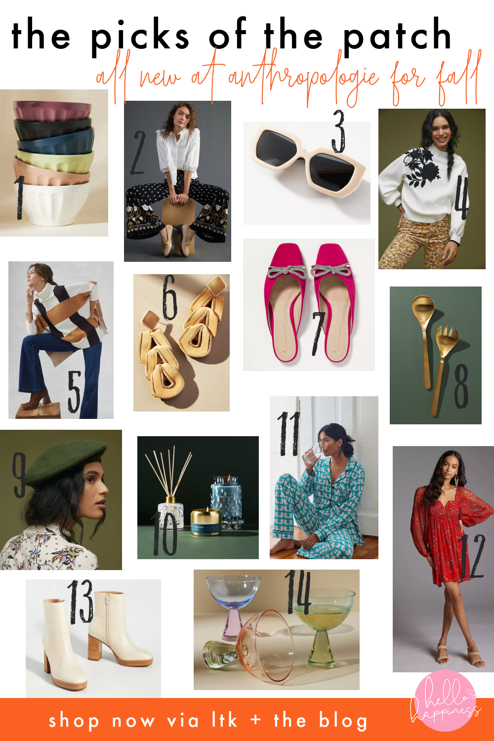 Anthropologie Fall Favorites featured by top Nashville fashion blogger, Hello Happiness