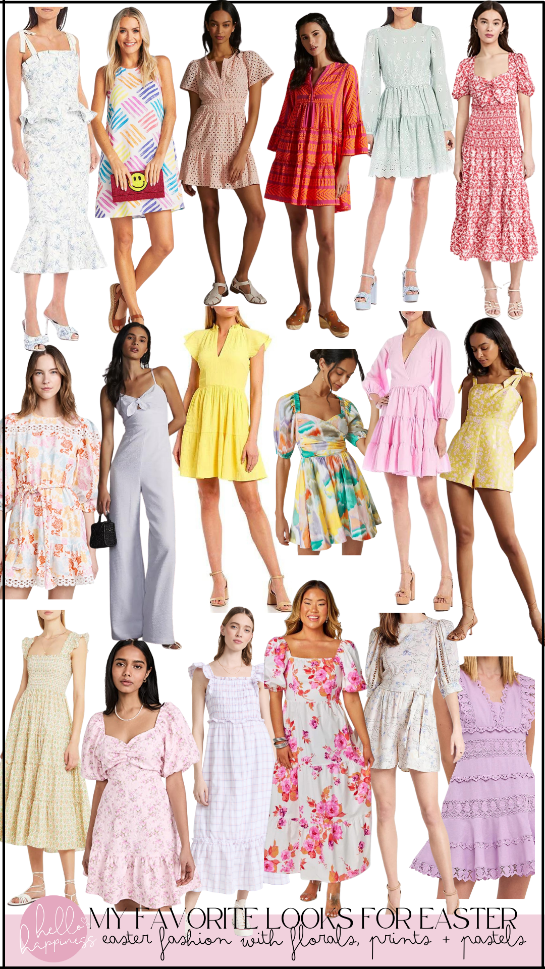 family easter outfits featured by top Nashville fashion blogger, Hello Happiness.