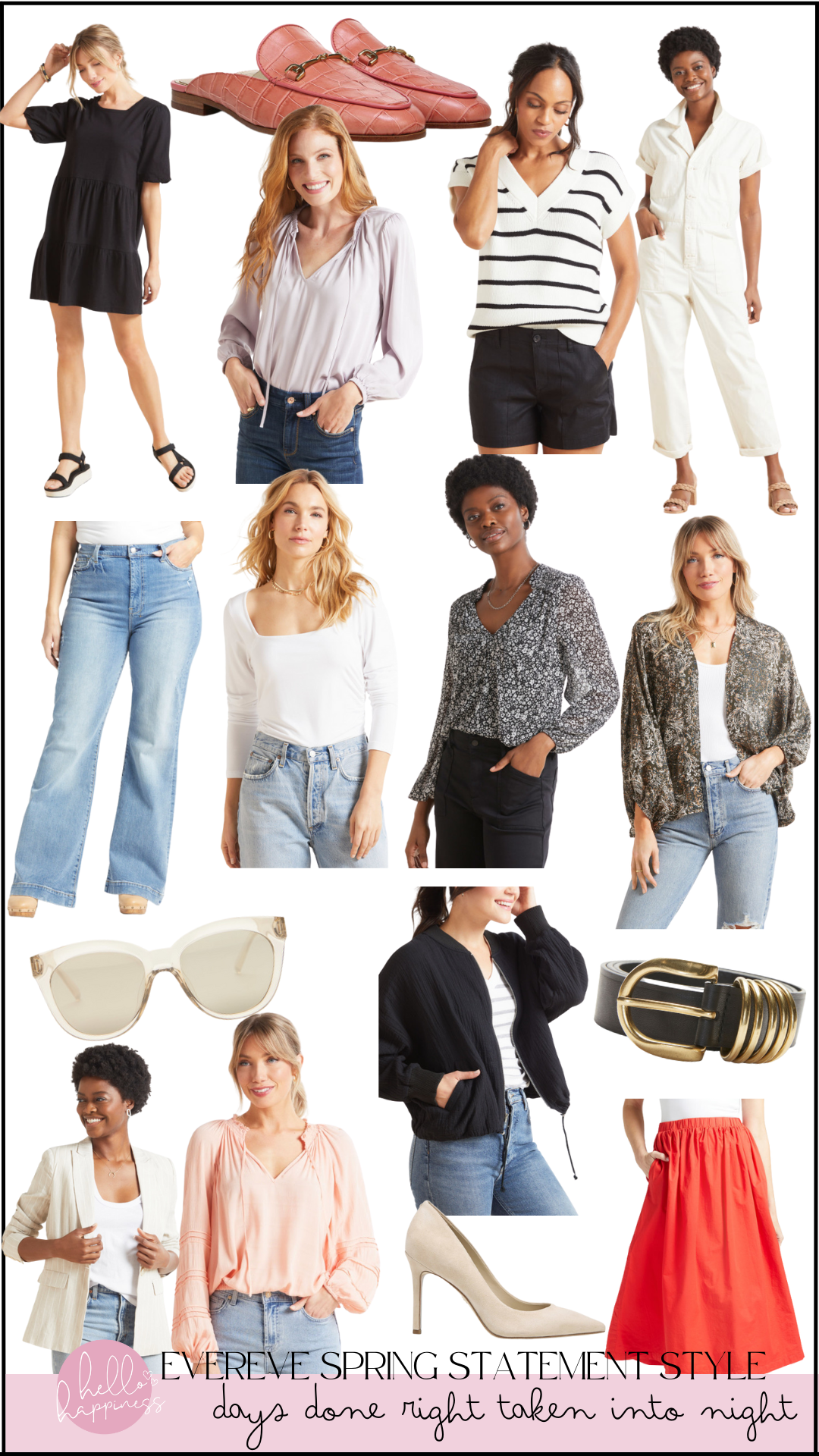 fun workwear basics for her  featured by top Nashville fashion blogger, Hello Happiness.