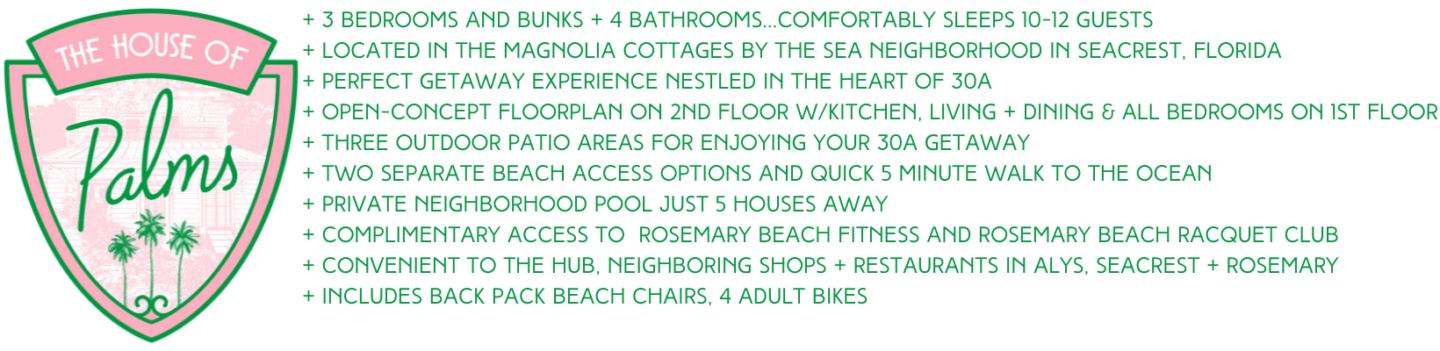 the house of palms reviewed by top US blogger, Hello Happiness.