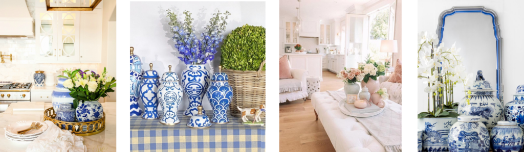 Ginger Jars by popular Nashville life and style blog, Hello Happiness: collage image of ginger jars. 