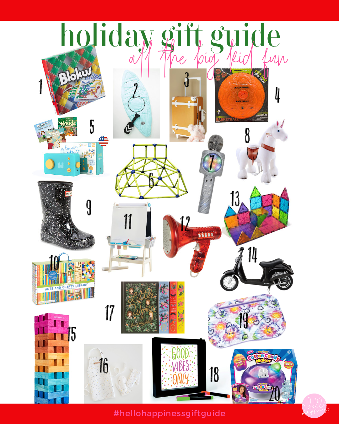 2021 holiday gift guide featured by top Nashville mommy blogger, Hello Happiness.
