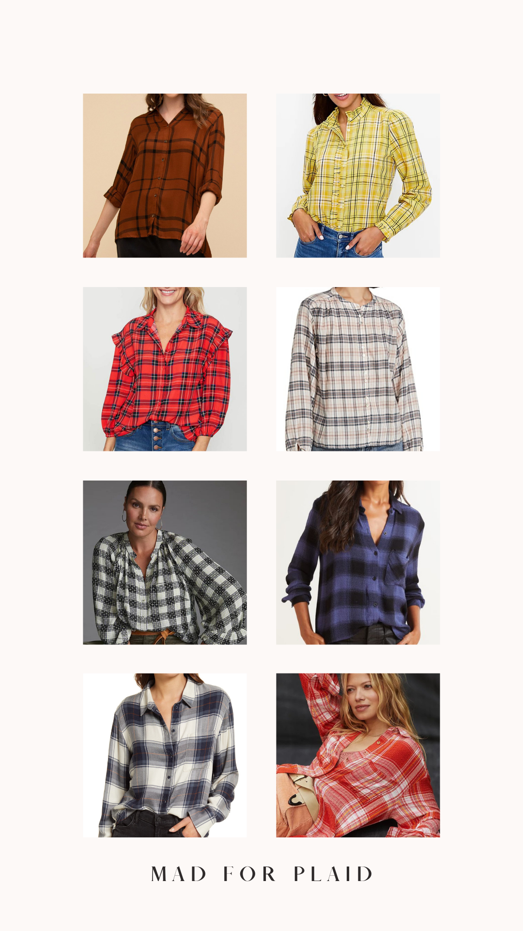 Fall Plaid Favorites by top Nashville mom fashion blogger, Hello Happiness