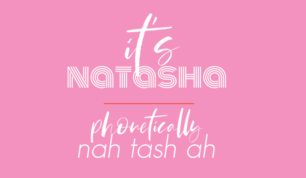 Pet Peeves by popular Nashville lifestyle blog, Hello Happiness: digital image of a name pronunciation card. 