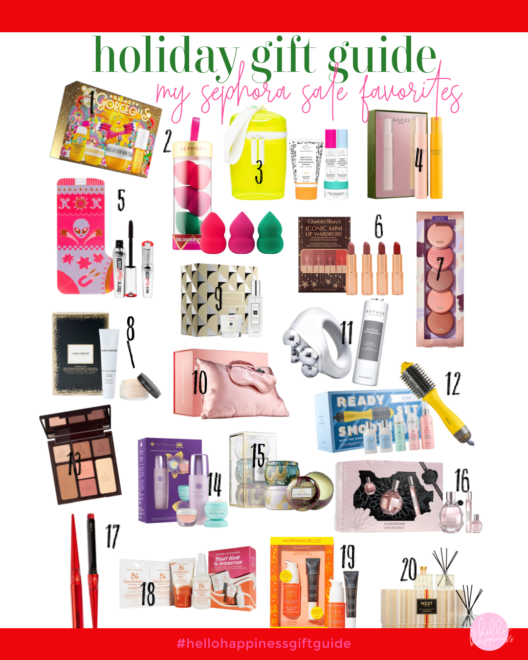 sephora beauty insider sale gift ideas featured by top Nashville life and style blogger, Hello Happiness