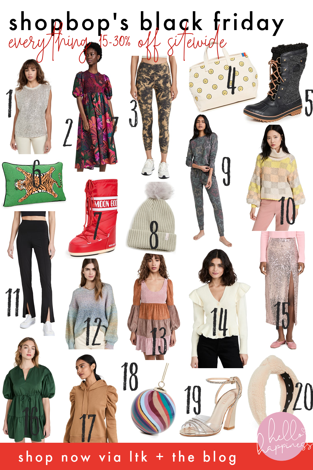 Black Friday Shopbop Deals featured by top Nashville mom fashion blogger, Hello Happiness.