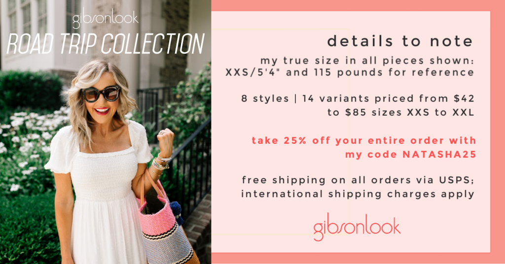 Gibson Look Road Trip by popular Nashville fashion blog, Hello Happiness: image of the Gibson Look Road Trip collection features on Natasha Stoneking. 