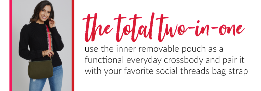 Social Threads by popular Nashville fashion blog, Hello Happiness: image of a Social Threads Hello Happiness Camo Striped Neoprene Tote.