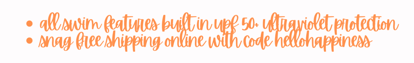 The Oaks Apparel x Hello Happiness  swimsuits collection